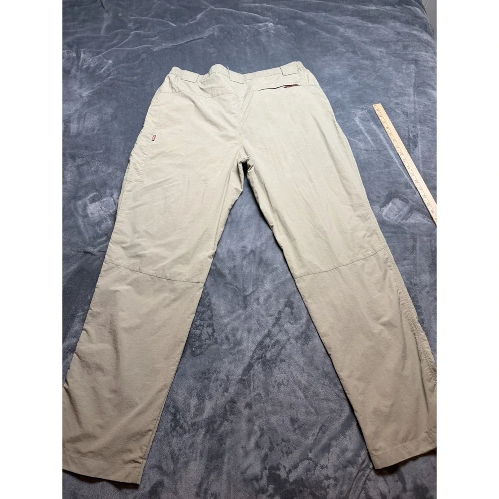 Simms Pants Mens XL Tan COR3 Cargo Nylon Fishing Hiking